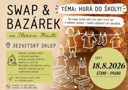 SWAP A BAZAR - SCHOOL THEME — SKC u Uherského Hradiště, Staré Město