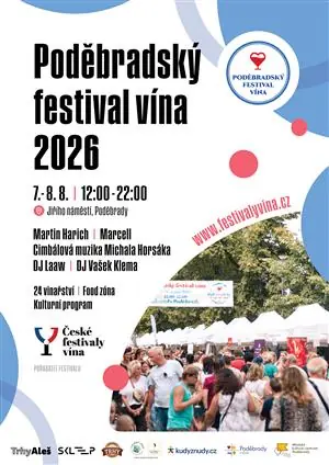 PODĚBRADSKÝ FESTIVAL VÍNA 2026 — Poděbrady, Nymburk