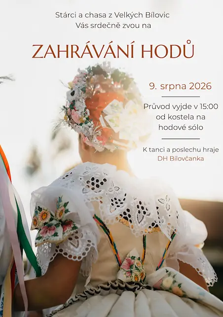 Zahrávání hodů — Velké Bílovice, okres Břeclav, Velké Bílovice