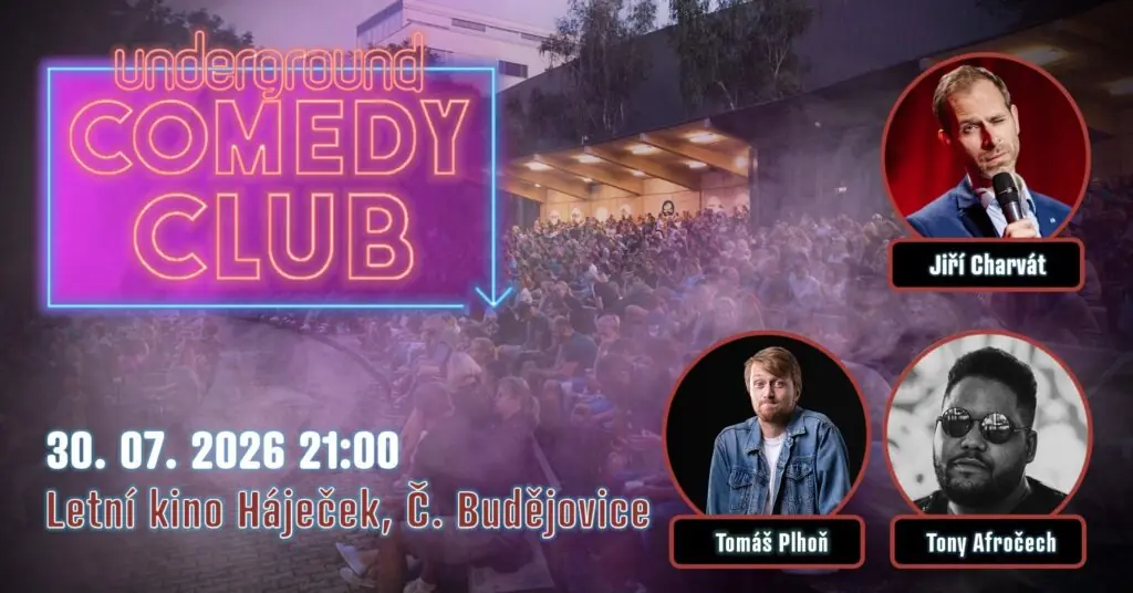 Underground Comedy Club — Summer Cinema Háječek, České Budějovice