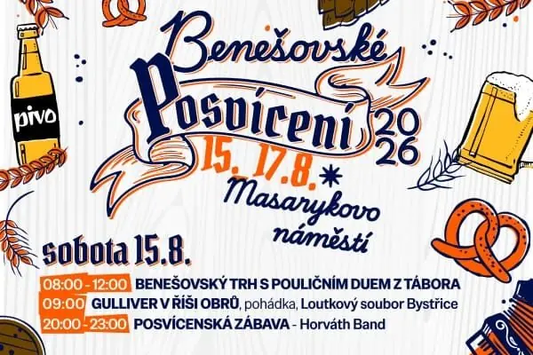 Benešover Posvícení — Masaryk-Platz – Informationszentrum, Benešov