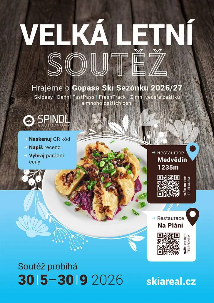 Velká letní soutěž — Skiareál Špindlerův Mlýn, Špindlerův Mlýn