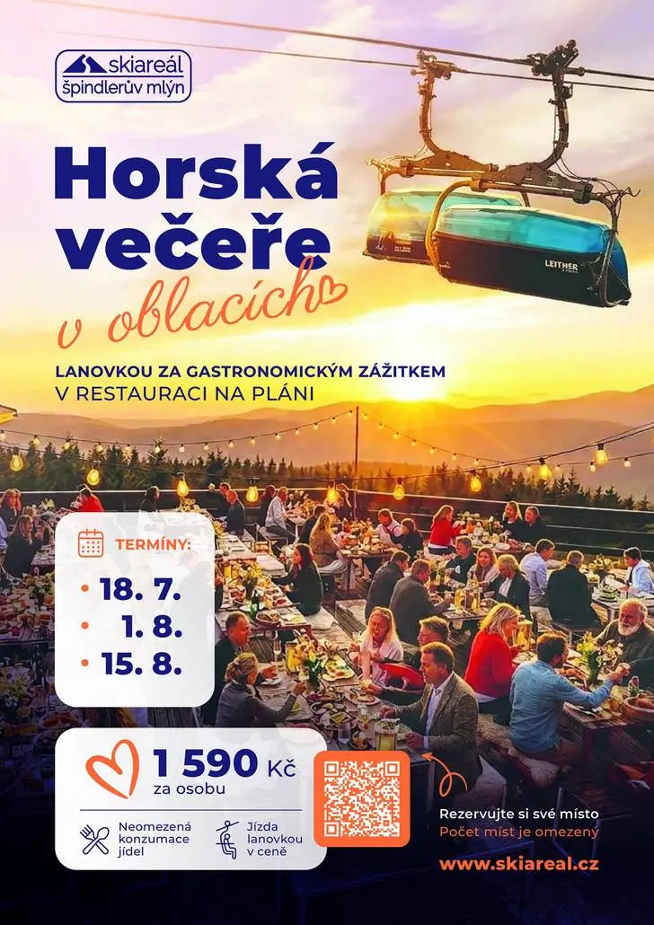 Bergessen in den Wolken — Skigebiet Špindlerův Mlýn, Špindlerův Mlýn
