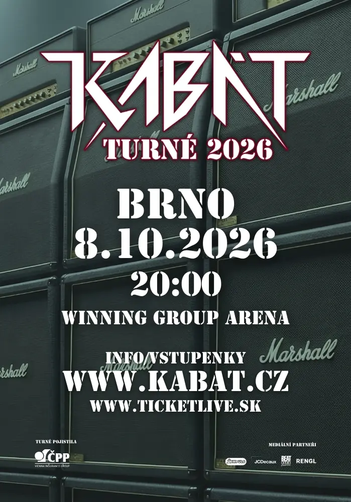 Kabát Турне 2026 — Winning Group Arena, Брно
