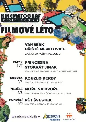 Kinematograf bratří Čadíků — Městský klub Sokolovna, Vamberk