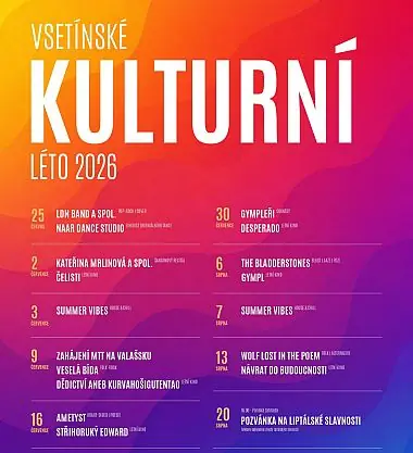 Vsetínské kulturní léto — Destinační společnost Valašsko, Vsetín