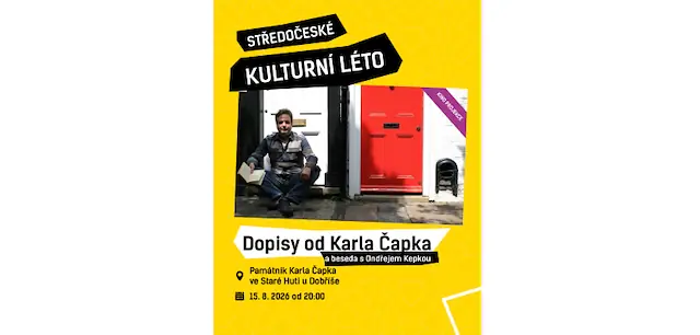 Talk with Ondřej Kepka and Film "Letters from Karel Čapek" — Památník Karla Čapka, Stará Huť