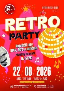 RETRO PARTY in Zaječí!