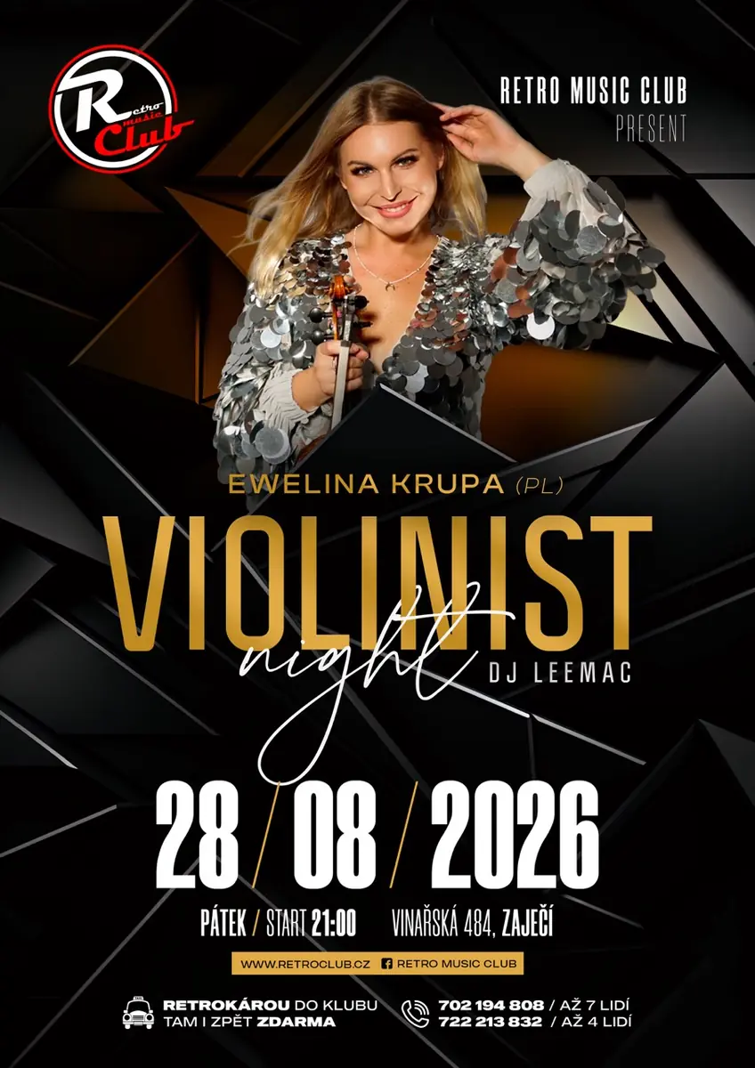 VIOLINIST NIGHT | Ewelina Krupa (PL) — Vinařství U Kapličky, Zaječí