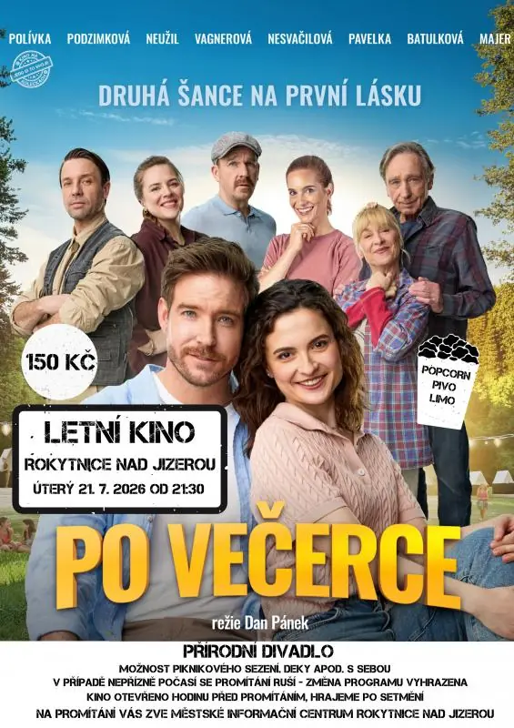 Летнее кино после ужина — Městské informační centrum, Rokytnice nad Jizerou