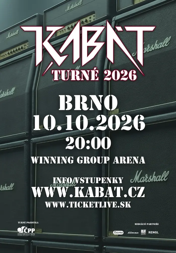 Kabát Турне 2026 — DRFG Arena, Брно