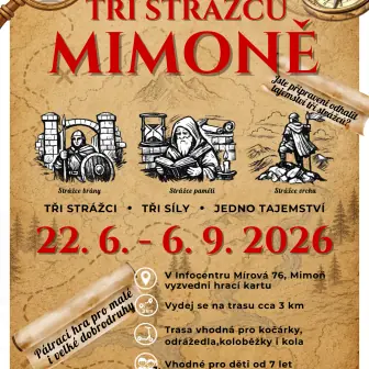 Suchspiel "Das Geheimnis der drei Praktikanten" — Městské muzeum Mimoň, Mimoň