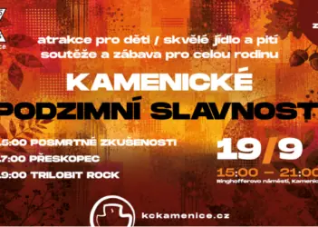 Start the countdown, autumn celebrations are coming — KC Kamenice, Kamenice