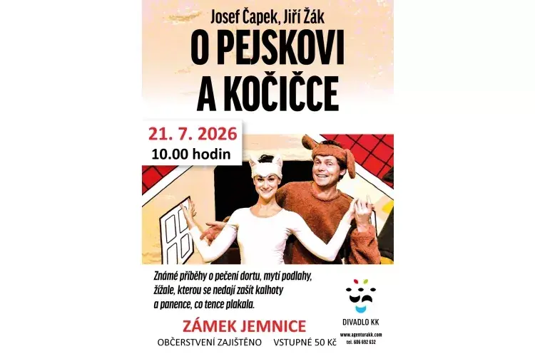 O pejskovi a kočičce - divadelní představení pro děti — Kulturní dům a kino, Jemnice