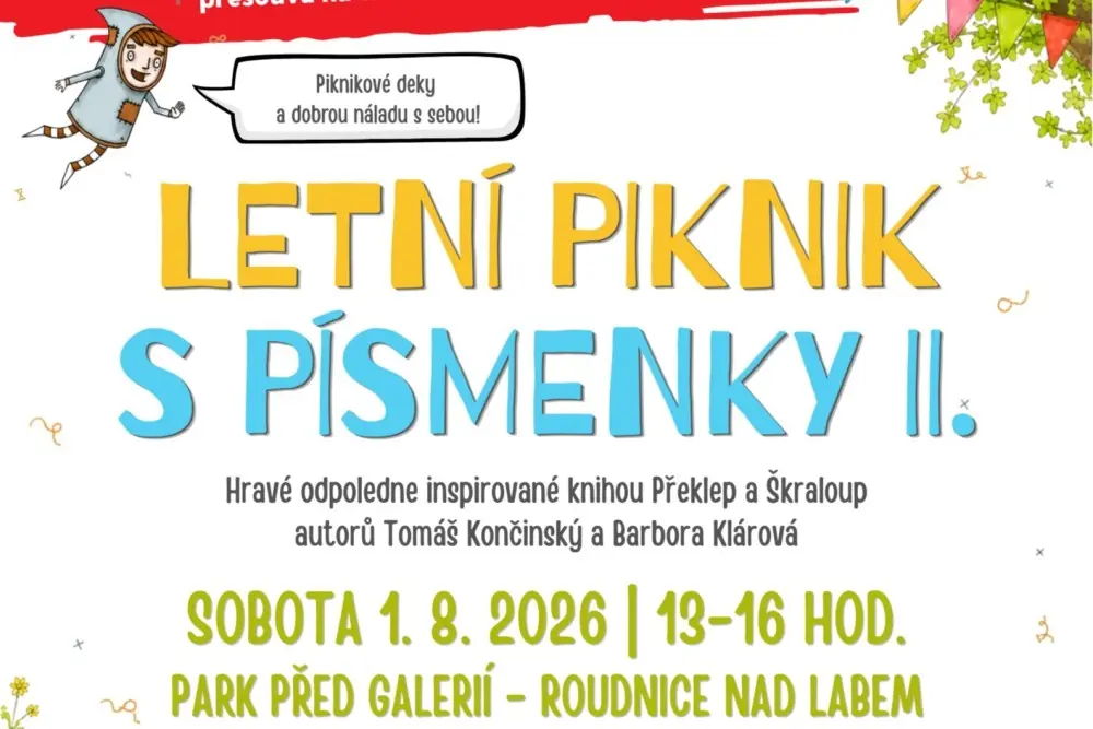 Letní piknik s písmenky II. — Kulturní dům Říp, Roudnice nad Labem