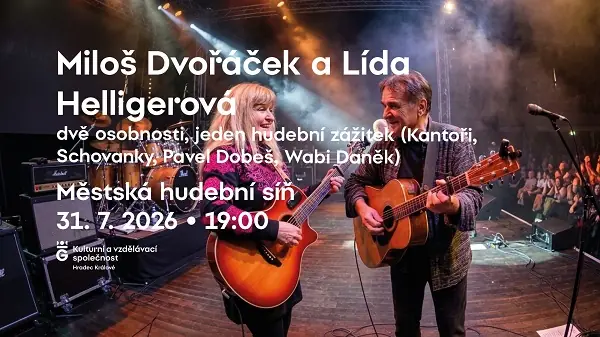 Miloš Dvořáček und Lída Helligerová — Městská hudební síň, Königgrätz