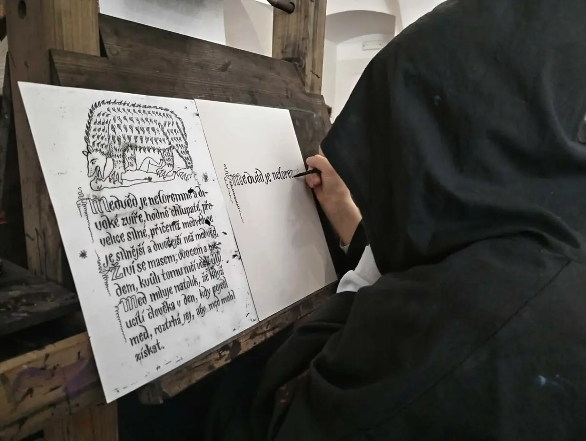 Medieval Scriptorium Tour — Multifunctional Hall Dřevník, Broumov