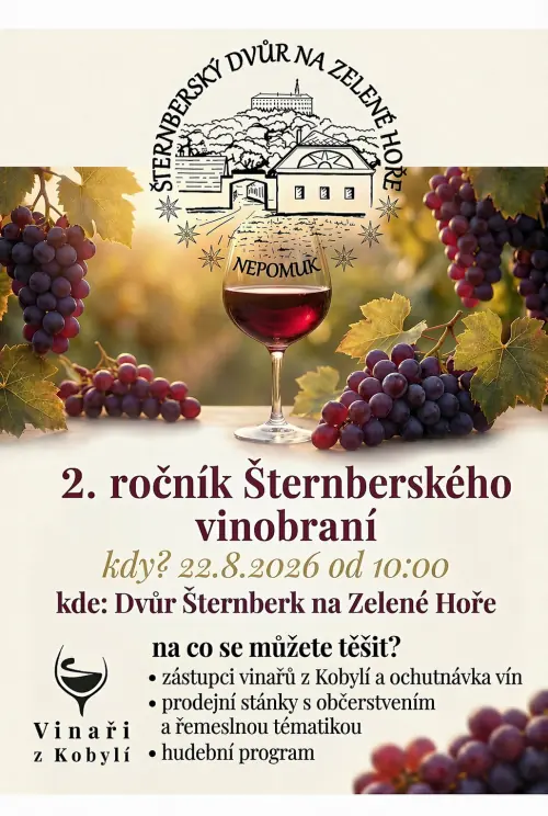 Šternberské vinobraní 2026 — Nepomuk, Plzeň