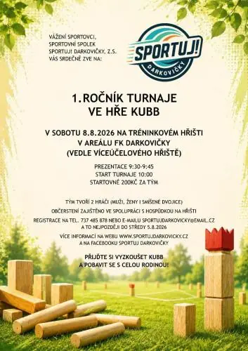 1. Kubb-Turnier — Nádvoří radnice, Hlučín