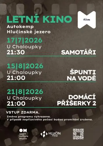 LETNÍ KINO V AUTOKEMPU — Nádvoří radnice, Hlučín