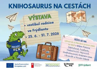 Книозавр у дорозі - виставка — Frýdlant se baví, Frýdlant