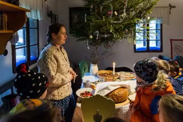 Weihnachten im Dorf — Wallachian Open Air Museum, Rožnov pod Radhoštěm