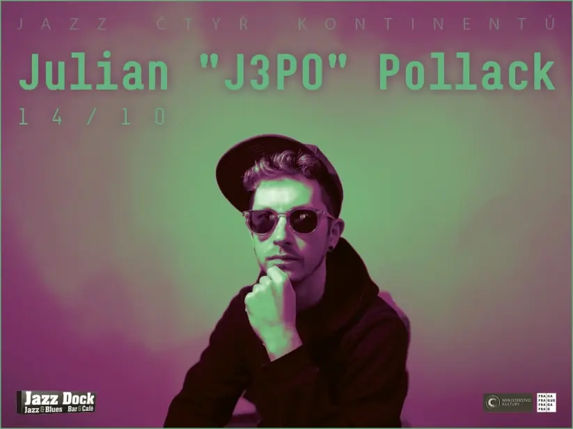 Julian "J3PO" Pollack Trio (USA) — Jazz Dock, Praha
