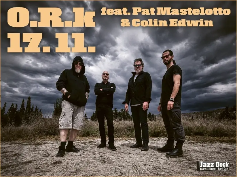 O.R.k feat. Pat Mastelotto & Colin Edwin — Jazz Dock, Прага