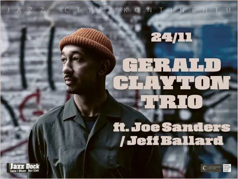 Gerald Clayton Trio feat. Joe Sanders / Jeff Ballard (USA) — Jazz Dock, Prague
