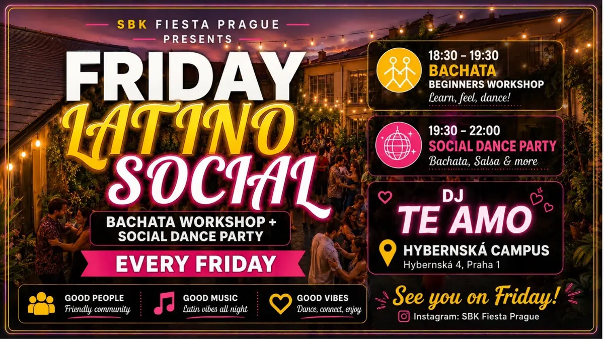 Bachata Fridays in Hybernská — Kampus Hybernská, Praha