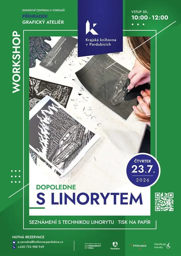 Morning with Linocut — Turistické informační centrum Pardubice, Pardubice