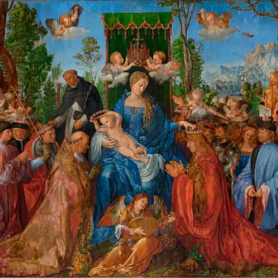 Kunst aus nächster Nähe: Rosenkranzfest — Messepalast, Prag