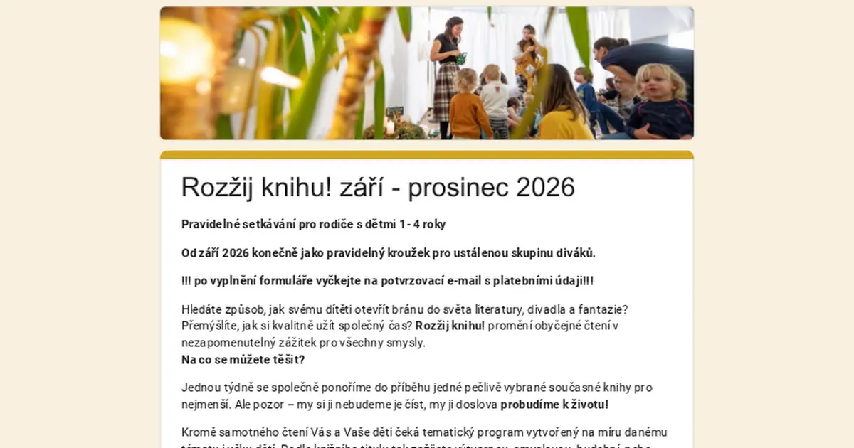Rozži knihu! in English — Mikro-teatro, Brno