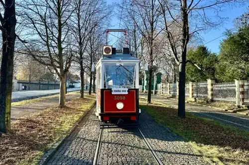 Historic Tram Line 42 in Prague