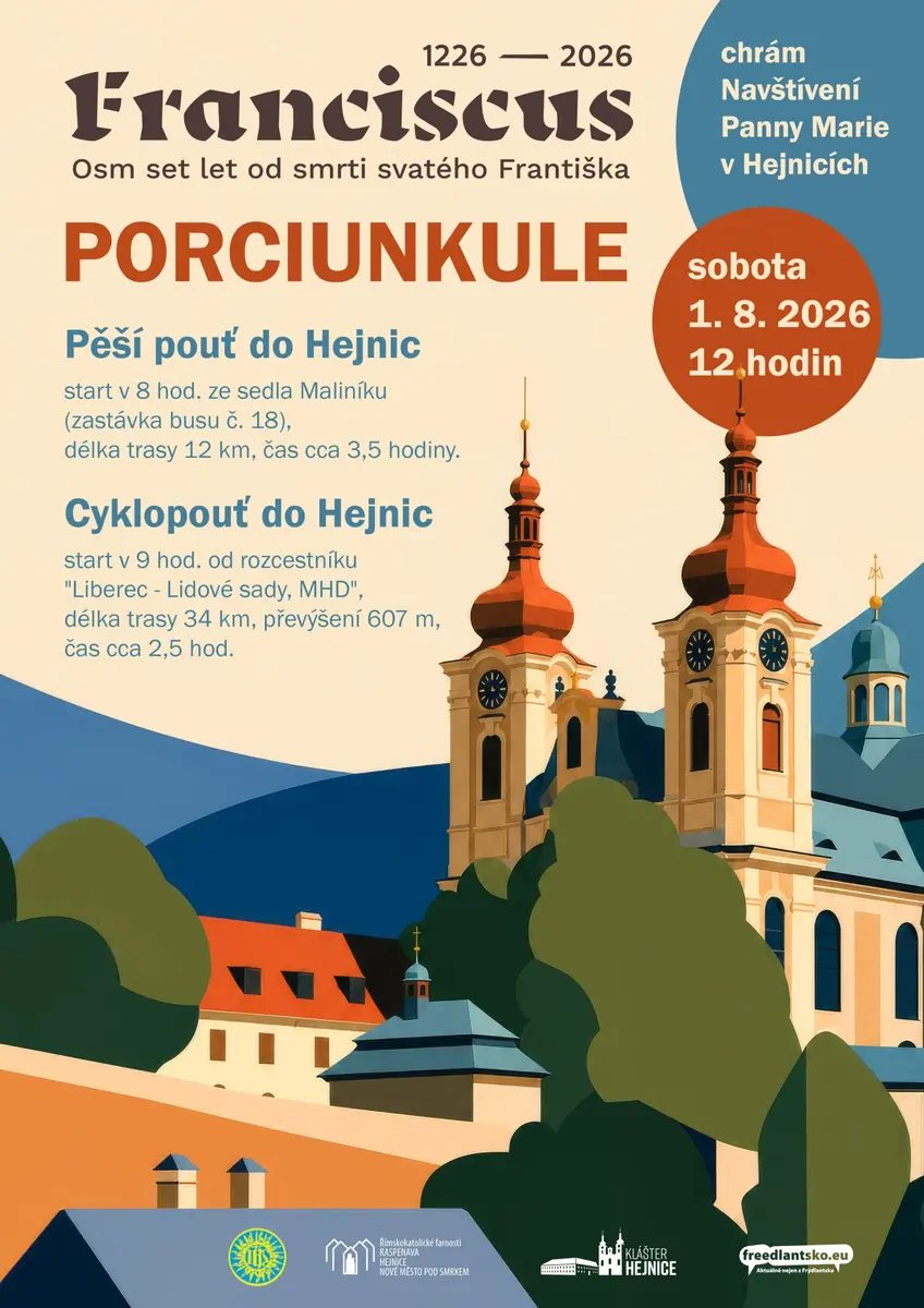Porcinkulafest — Basilika Mariä Heimsuchung, Hejnice