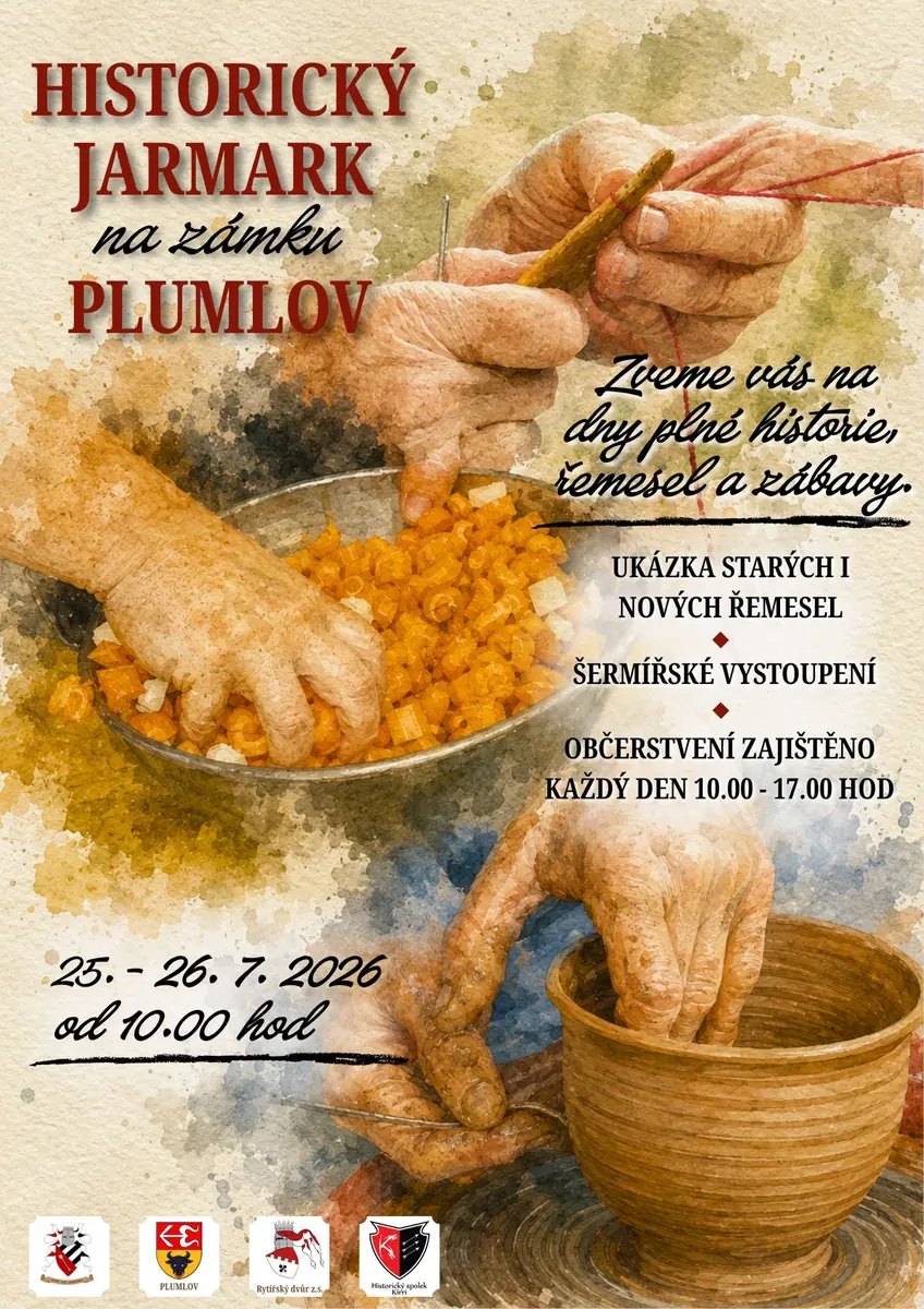 25.07.-26.07.2026 - Історичний ярмарок - KIRRI — Палац Плумлов, Плумлов