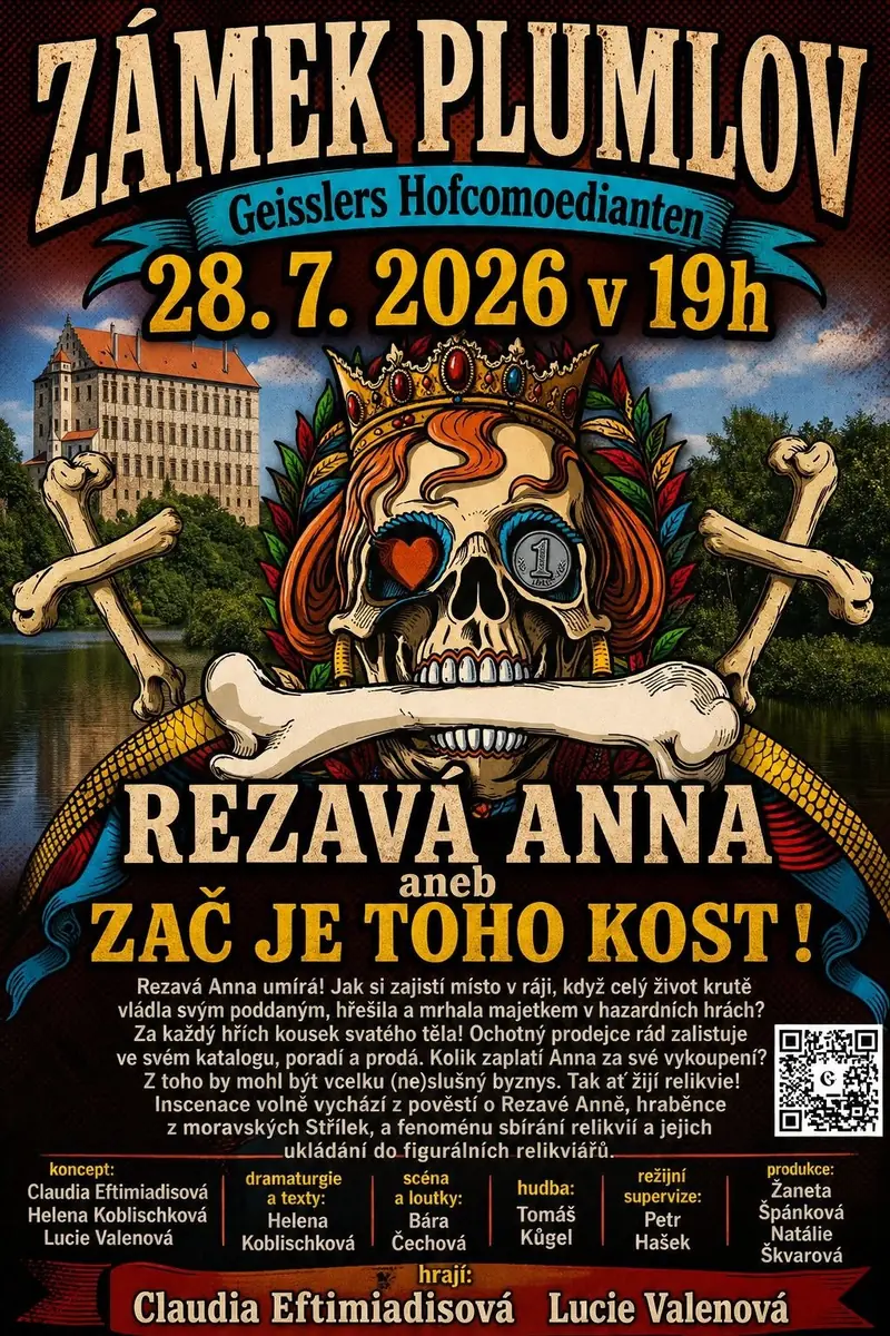Rostige Anna, oder Worum geht es! - Theateraufführung — Schloss Plumlov, Plumlov