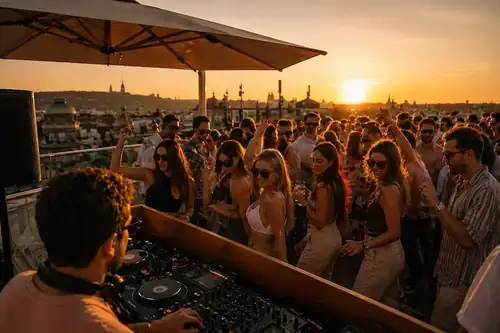 Rooftop Sunset Party