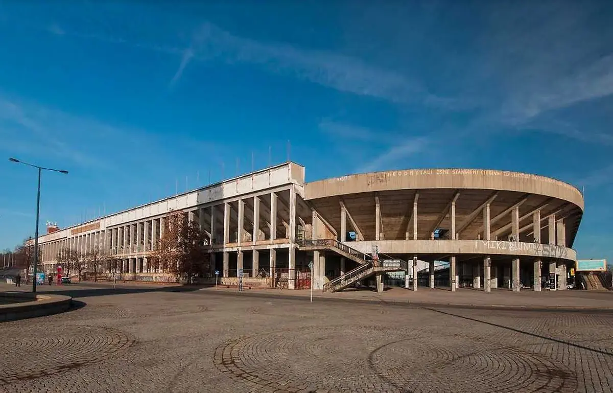 Strahov Stadium - From Stand to Stand — Stadion Strahov, Prague
