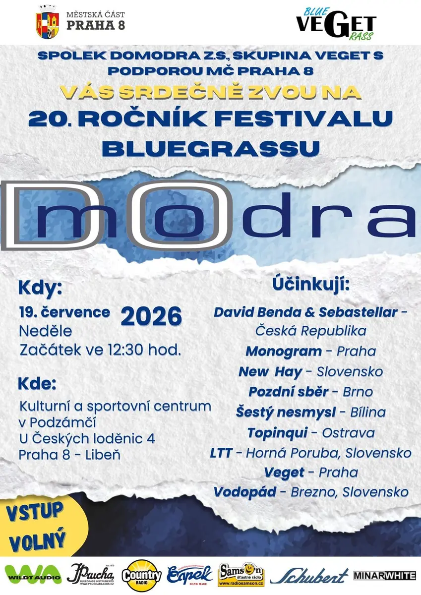 20-й фестиваль блюграсу DoModra — Прага