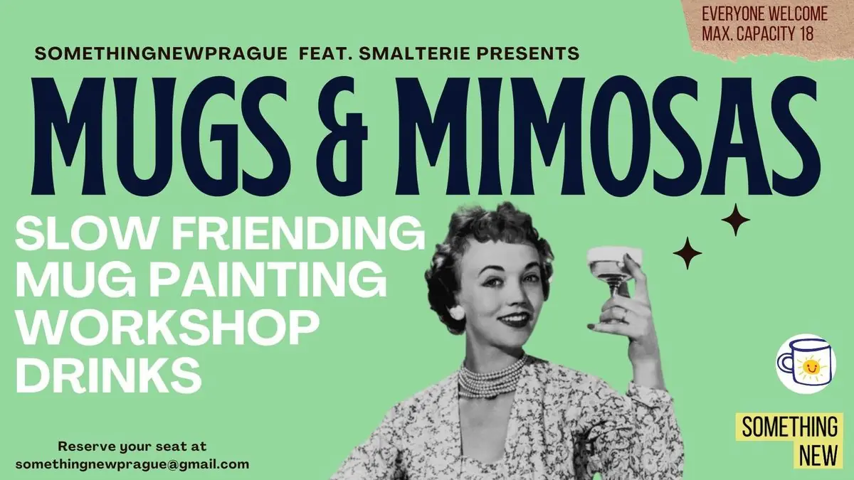 Mugs & Mimosas (creative slow friending & mug painting workshop) — Smalterie, Prague