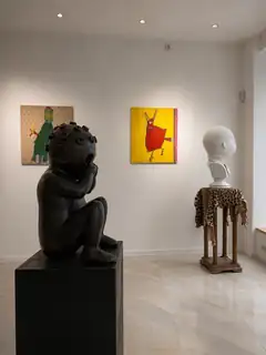 Sculptures in the Studio