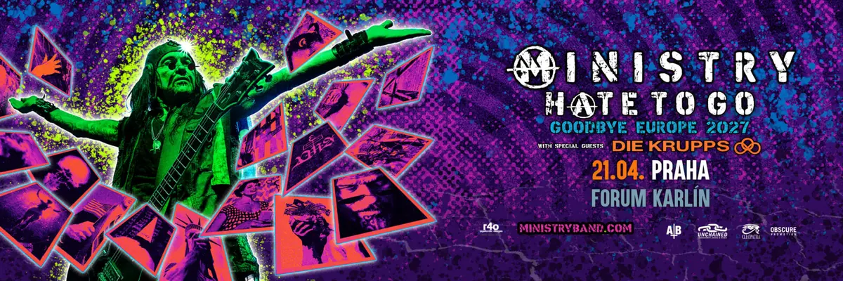 MINISTRY, DIE KRUPPS — Forum Karlín, Prag