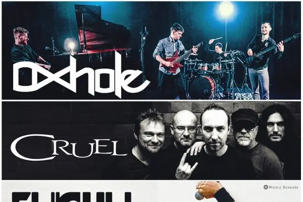 Fughu (ARG), Cruel, Oxhole, Personal Signet — Rock Café, Prag