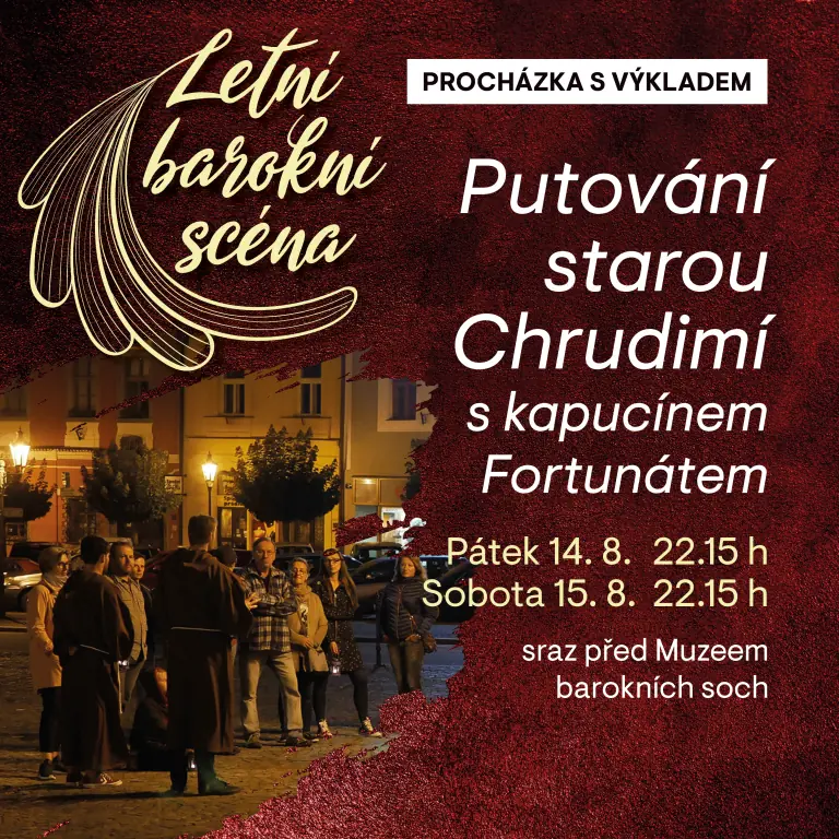 Summer Baroque Scene - Night Walk with a Capuchin — Muzeum - Fibichův sál, Chrudim