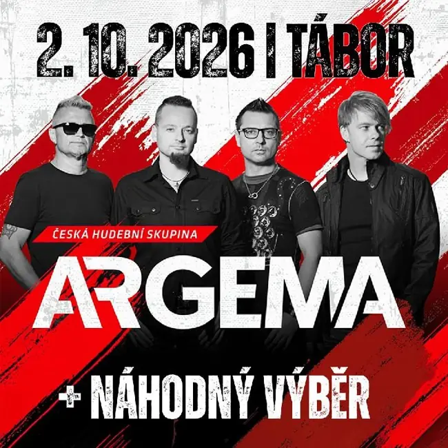2.10.2026 - Argema + Náhodný Výběr — Hotel Palcát, Табір