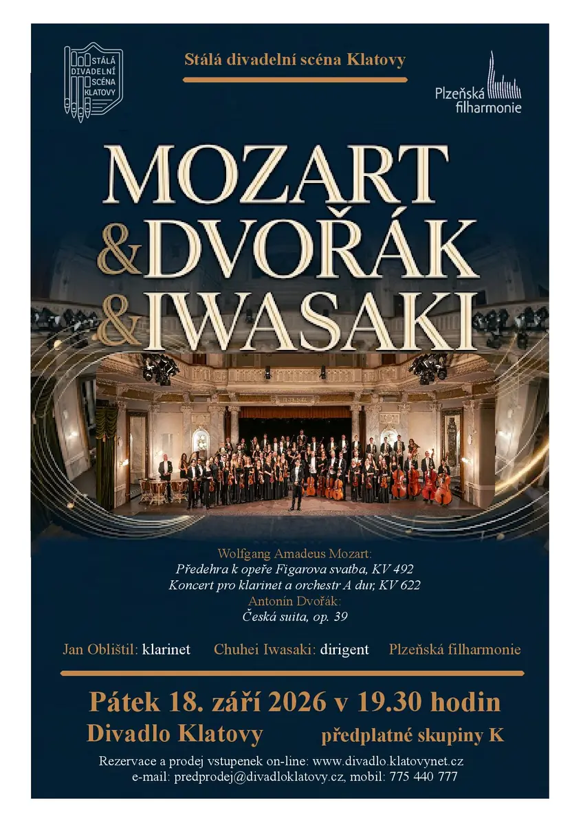Mozart & Dvořák & Iwasaki — Divadlo, Klatovy