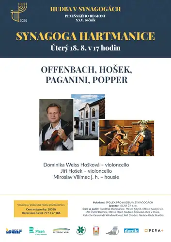 koncert v rámci XXV. ročníku festivalu Hudba v synagogách plzeňského regionu