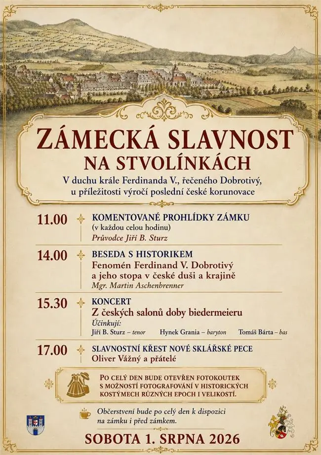Schlossfest in Stvolínky — Hof des Alten Dekanats, Úštěk