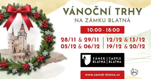 Різдвяні ярмарки в замку Блатна
